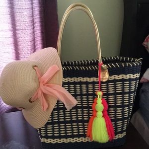Lilly Pulitzer weekender/ beach bag